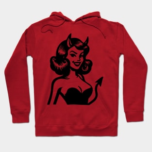 Retro Devil Girl Hoodie